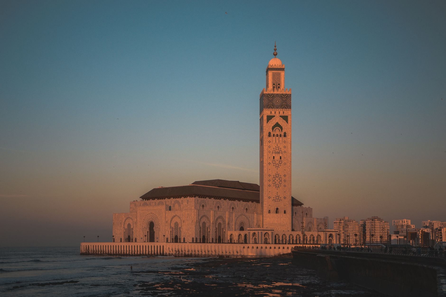 Casablanca Hassan II mecset látogatás praktikus útmutató
